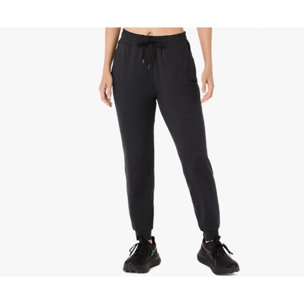 ASICS Everyday‎ Jogger Pant Performance Athletic Lounge Trousers Black Medium